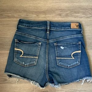 American Eagle Distressed Jean Shorts Size 8